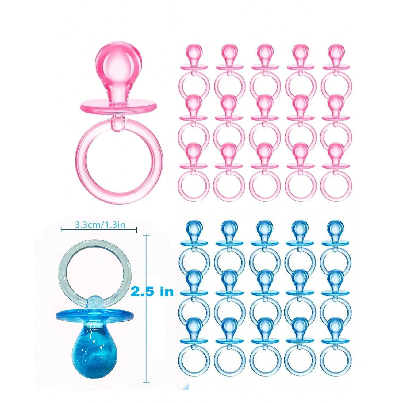 24 Pcs Baby Pacifier 2.5\