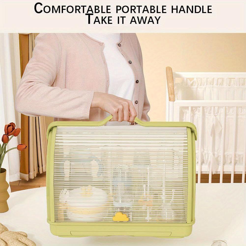 Desktop Dust Organizer And Bottle Holder, Rational Use Of Small Space, Large Capacity Storage, Enjoy Cleaning, Easy to Carry, Suitable for Family Use.