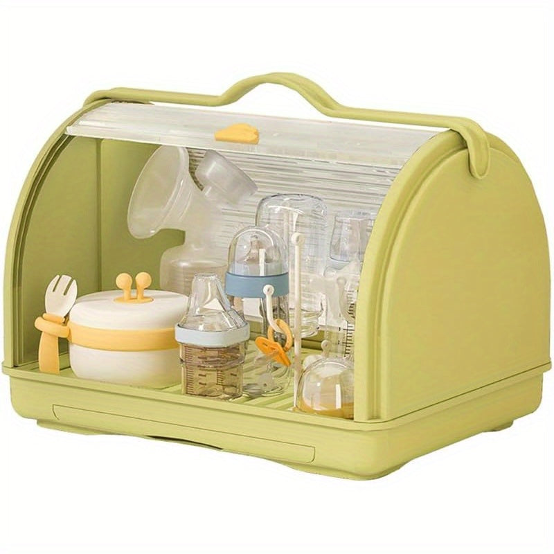 Desktop Dust Organizer And Bottle Holder, Rational Use Of Small Space, Large Capacity Storage, Enjoy Cleaning, Easy to Carry, Suitable for Family Use.