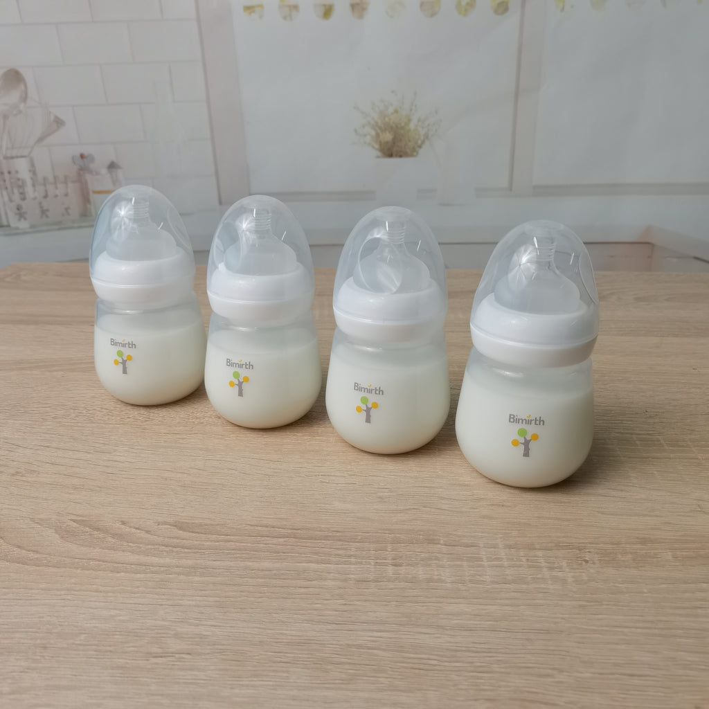 Bimirth S1016 Wide Mouth Youngsters Bottles, 12pcs Set in White - Includes Feeding & Milk Storage Accessories, Ideal Youngsters Gift Package