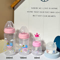 New Baby Bottle Set - Wide-Neck Bottle 4pcs Gift Set, High-End Baby And Mother Product, Anti-Fall And Anti-Colic