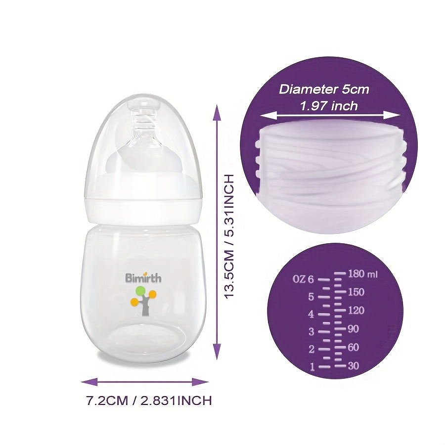 Bimirth S1016 Wide Mouth Youngsters Bottles, 12pcs Set in White - Includes Feeding & Milk Storage Accessories, Ideal Youngsters Gift Package