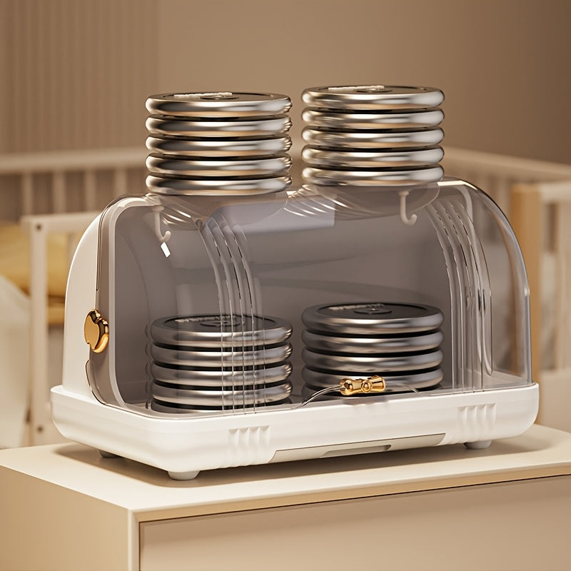 Baby Bottle Drainer Rack, Drying And Dustproof Storage Rack, Tableware Storage Box Rack, Baby Bottle Box with Lid, Baby Water Cup