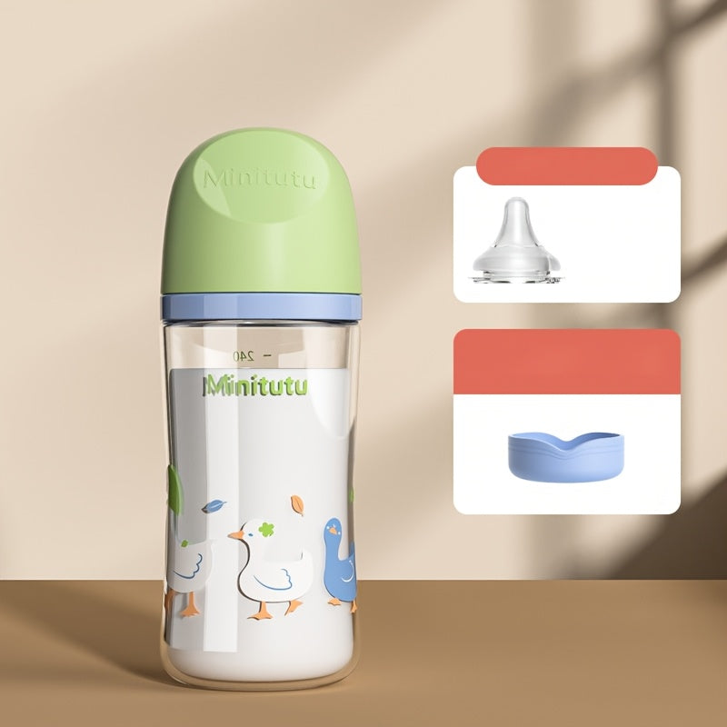Glasses Feeding Bottle for Newborn, Water Formula Milk Supplement Bottle for Baby Infants Toddlers