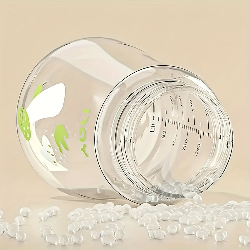 2pcs\u002F1pc Baby Feeding Bottle with Handle And Lid, Water Milk Formula Feeding Supplement Bottle for Infant Toddler