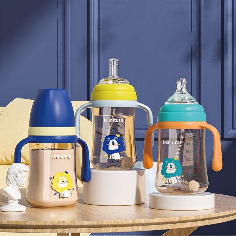 Newborns With Handle | Suitable For Both Boys And Girls, Includes 2 Replacement Pacifiers, Easy To Clean, Cartoon Style, Made Of Polypropylene, Portable For Outdoor Use
